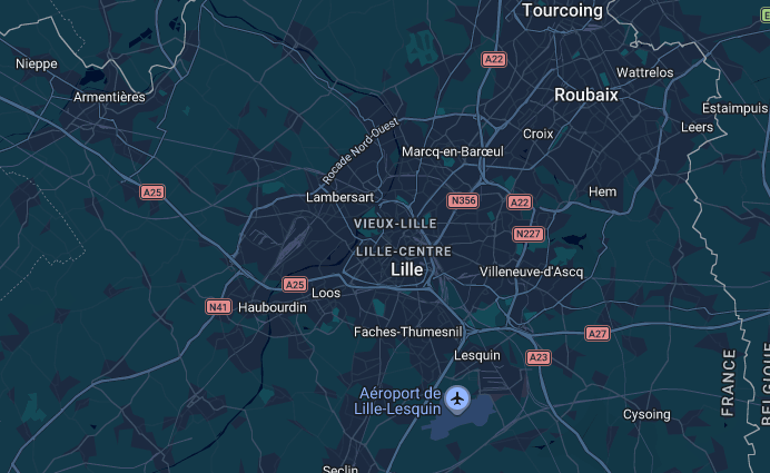 Zone d'intervention : Lille et sa métropole